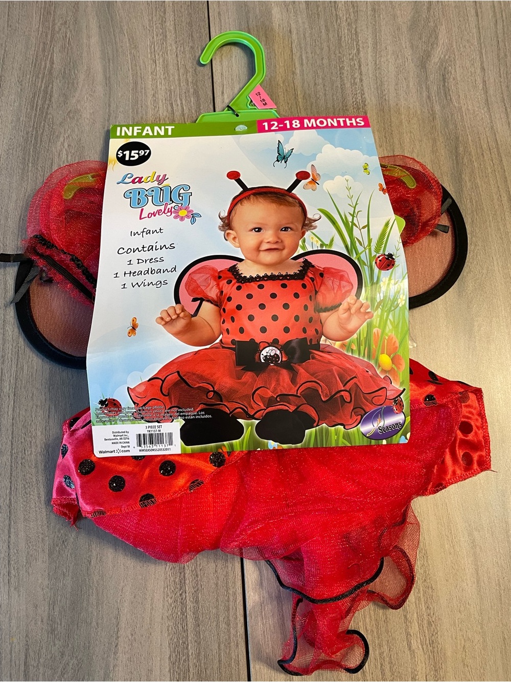 Seasons Lady Bug Lovely Infant Costume Set • 12–18 Months